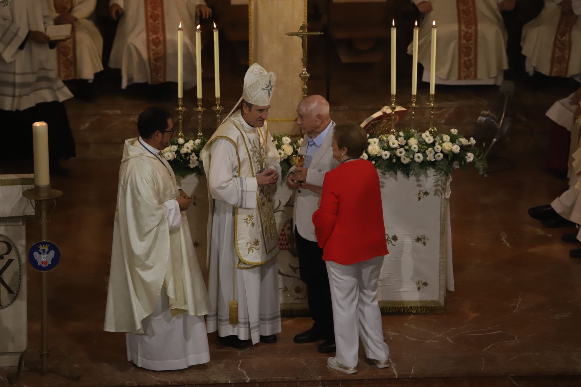 La solemne misa del obispo de Córdoba ante la Patrona en el santuario de la Fuensanta, en imágenes