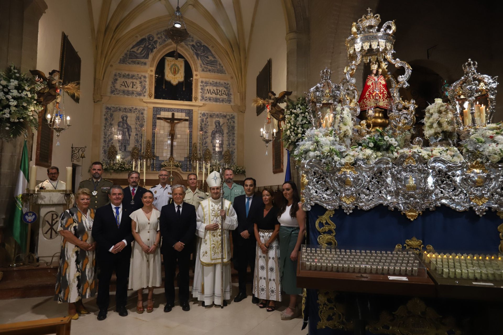 La solemne misa del obispo de Córdoba ante la Patrona en el santuario de la Fuensanta, en imágenes