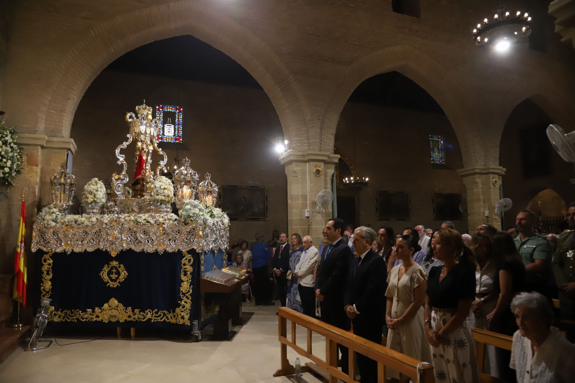 La solemne misa del obispo de Córdoba ante la Patrona en el santuario de la Fuensanta, en imágenes