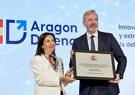 Espaldarazo de Defensa al 'hub' de la industria militar ubicado en Aragón: «La paz hay que protegerla cada día»