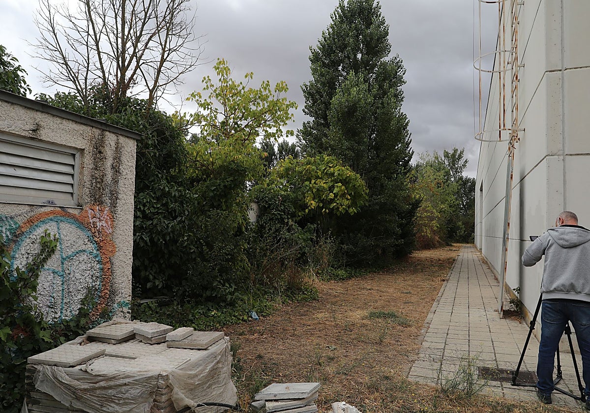 Lugar en el que han encontrado el cadáver de la mujer de 67 años desaparecida en Palencia