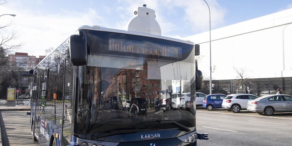 El primer bus sin conductor llegará a Leganés en 2026 y conectará con el Parque Tecnológico