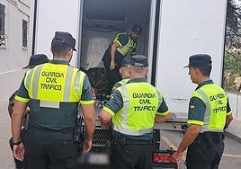 Sorprenden a un camionero con más de una tonelada y media de hachís tras darse a la fuga en Castellón