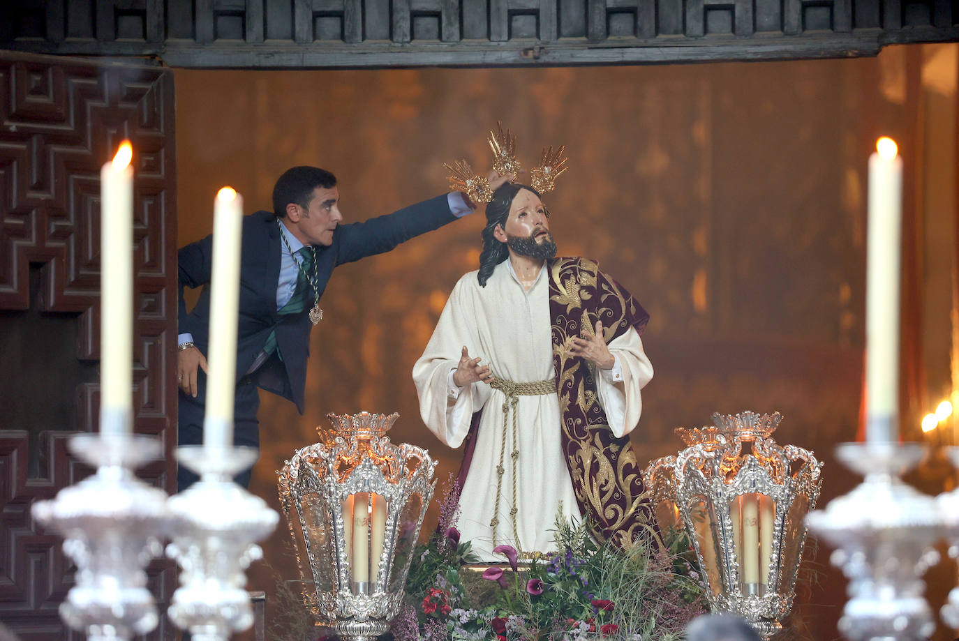 El Señor del Huerto parte a la misión en el Sector Sur, en imágenes