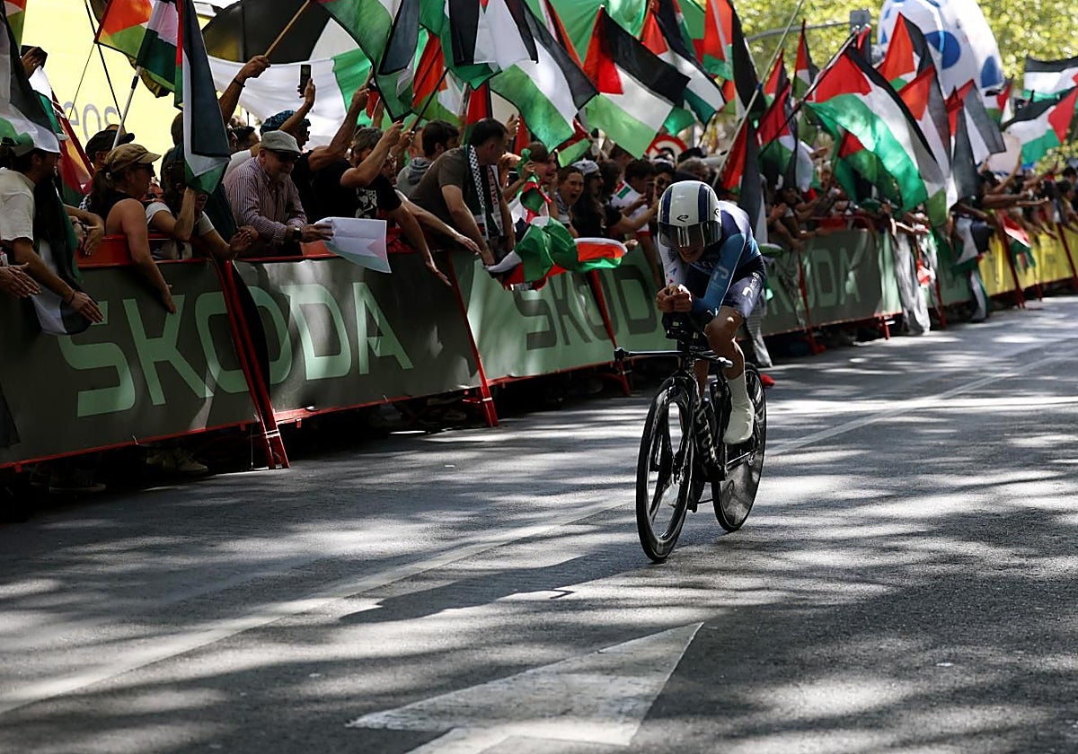 Protesta pro Palestina en Valladolid, el jueves