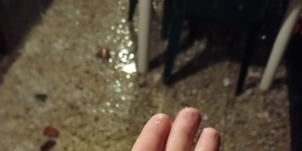 Otra fortísima granizada sorprende de madrugada y se ceba con varios municipios de Huesca