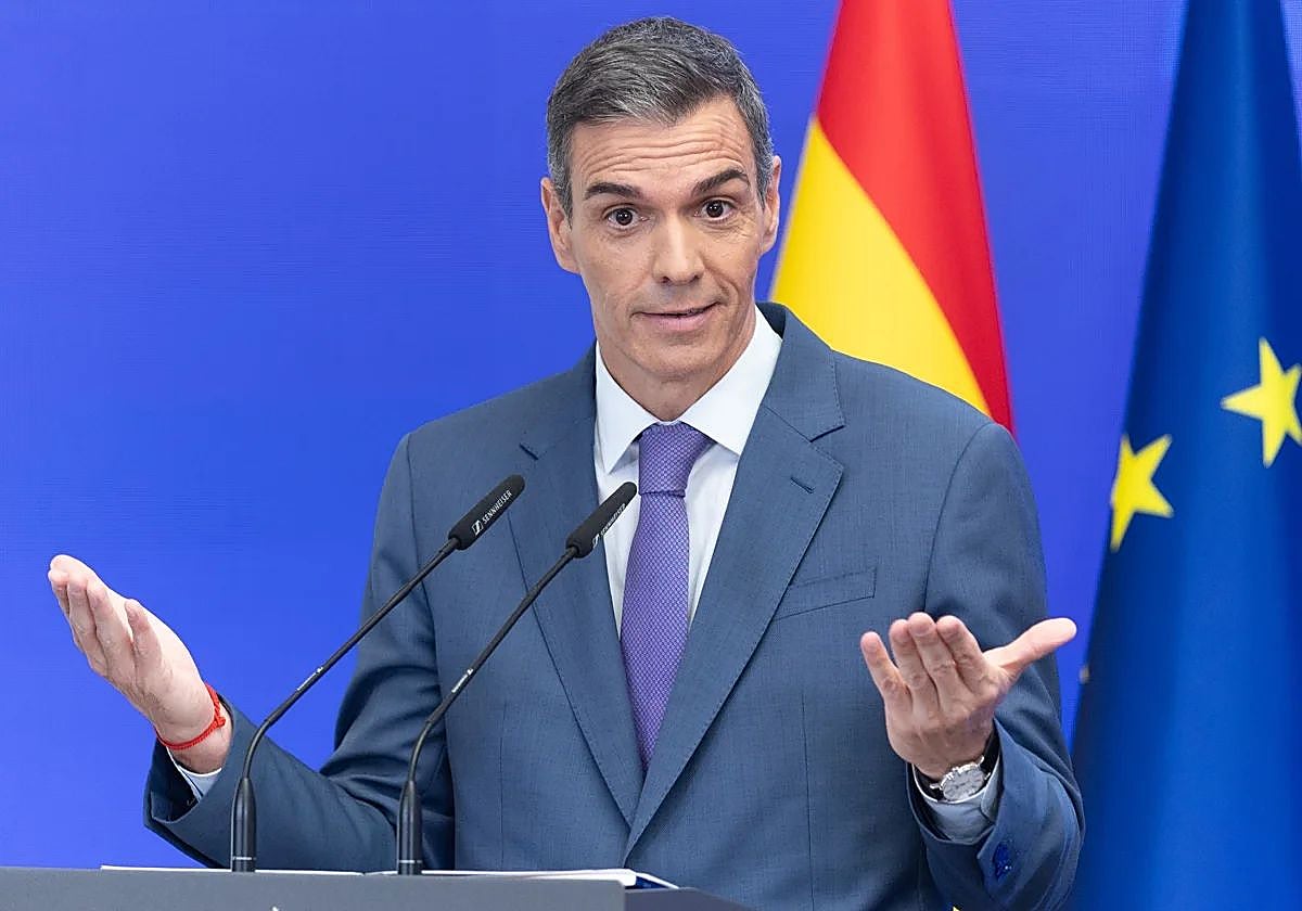 El presidente del Gobierno, Pedro Sánchez