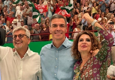 Pedro Sánchez con Montero y Josele Aguilar