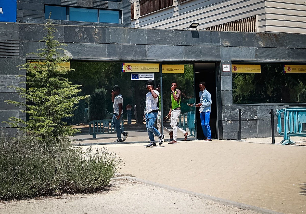 El centro de inmigrantes estatal de Pozuelo de Alarcón, este 31 de julio