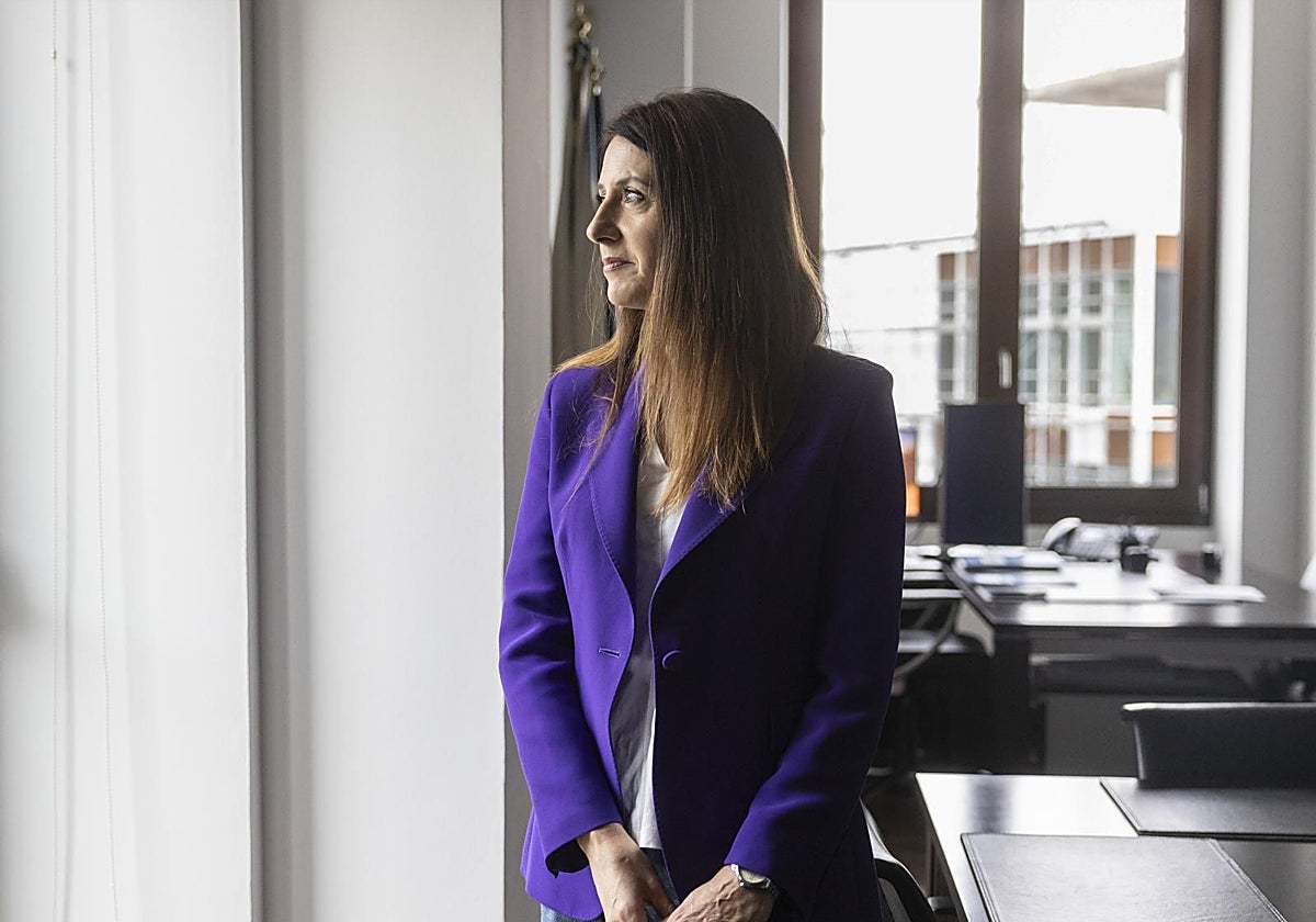 María José Gómez, el pasado jueves en su despacho