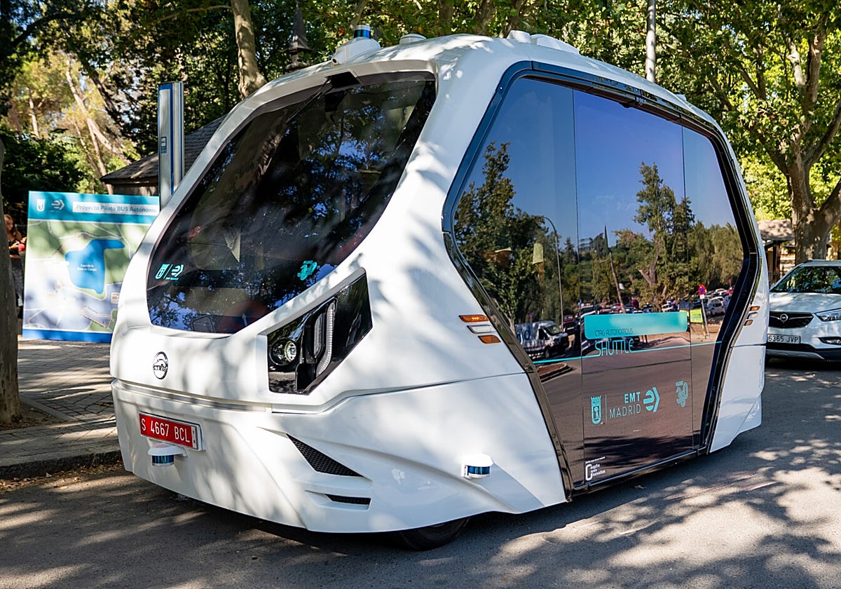 El bus sin conductor que recorrerá Casa de Campo hasta el 24 de octubre