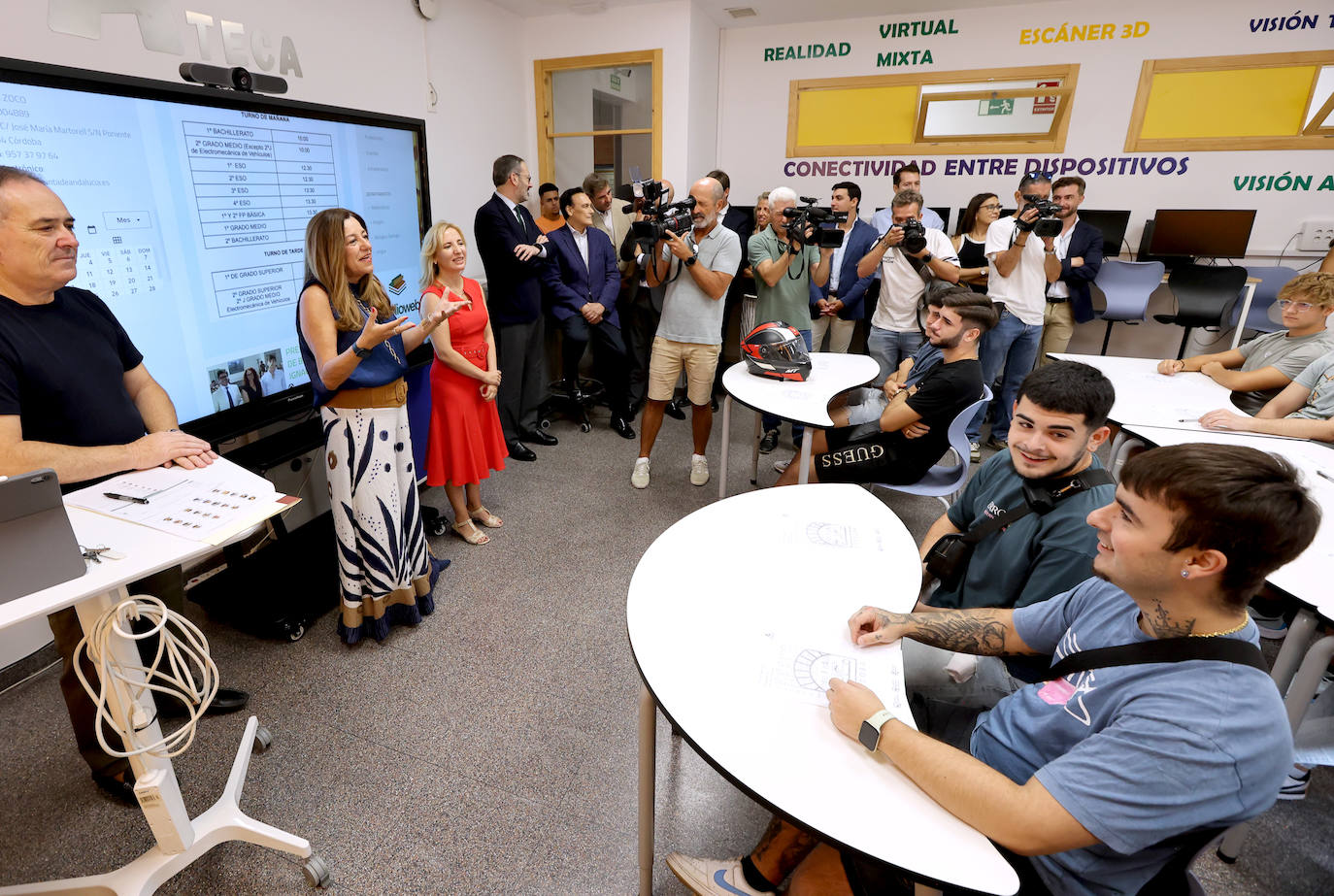 La apertura del curso en Córdoba para los estudiantes de ESO, Bachillerato y FP, en imágenes