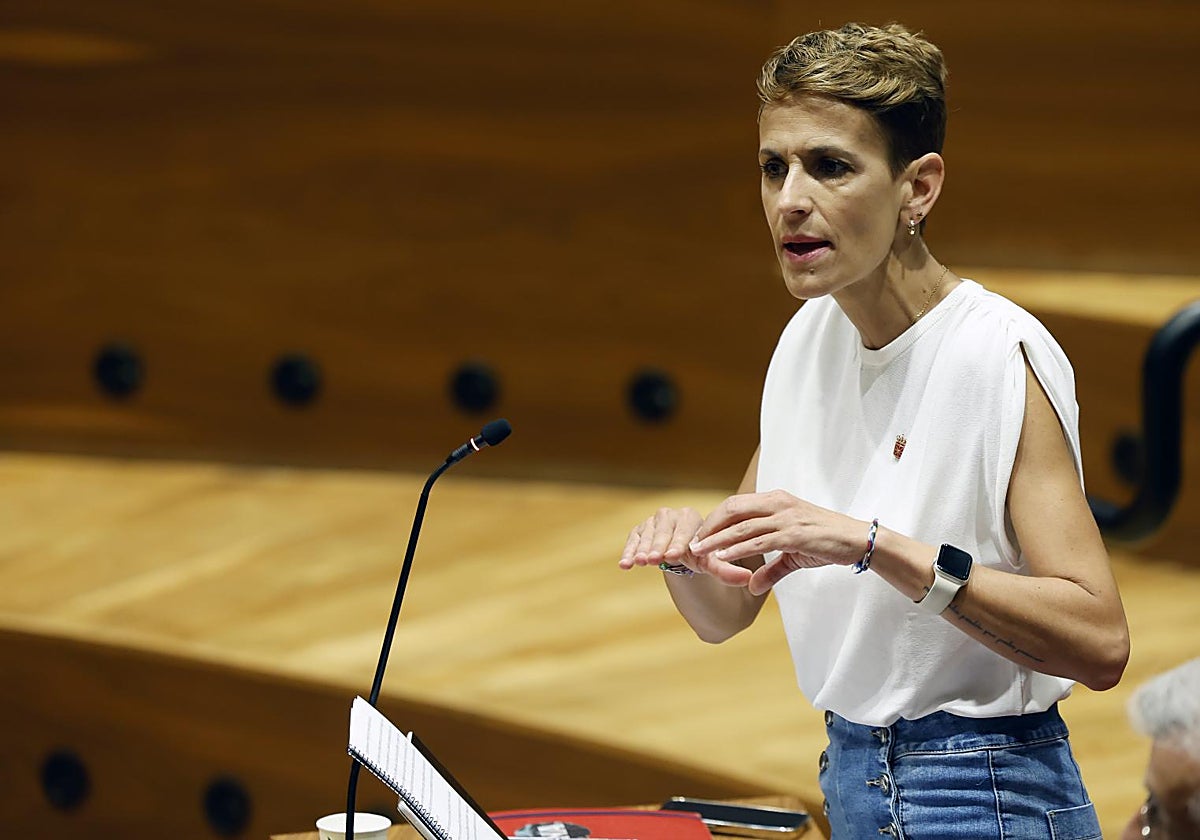 Chivite defendía hace tres meses la adjudicación del túnel de Belate «la más transparente de la Navarra»