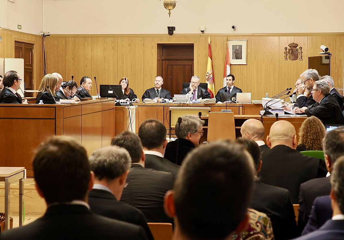 La Audiencia Provincial de Valladolid, durante el juicio por la denominada 'Trama eólica'