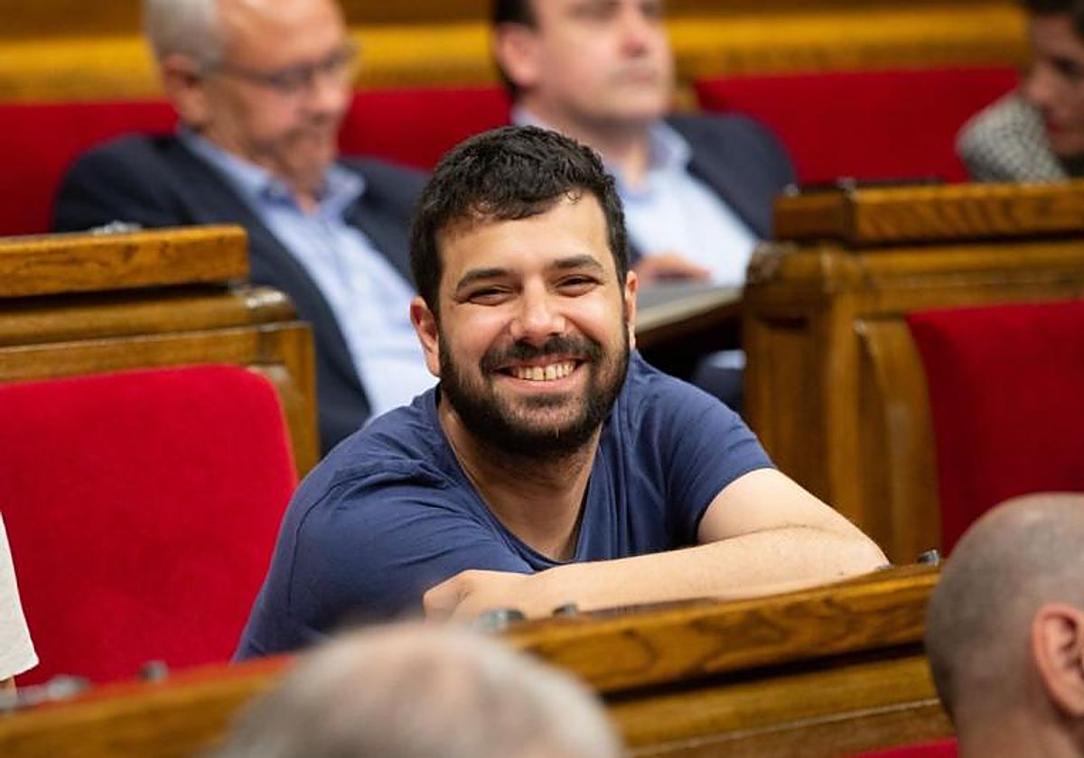 Ruben Wagensberg en el Parlamento de Cataluña