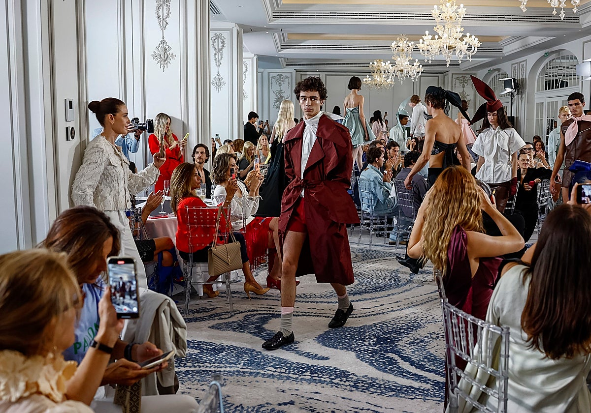 Imagen del desfile de Palomo Spain en la Fashion Week de Madrid