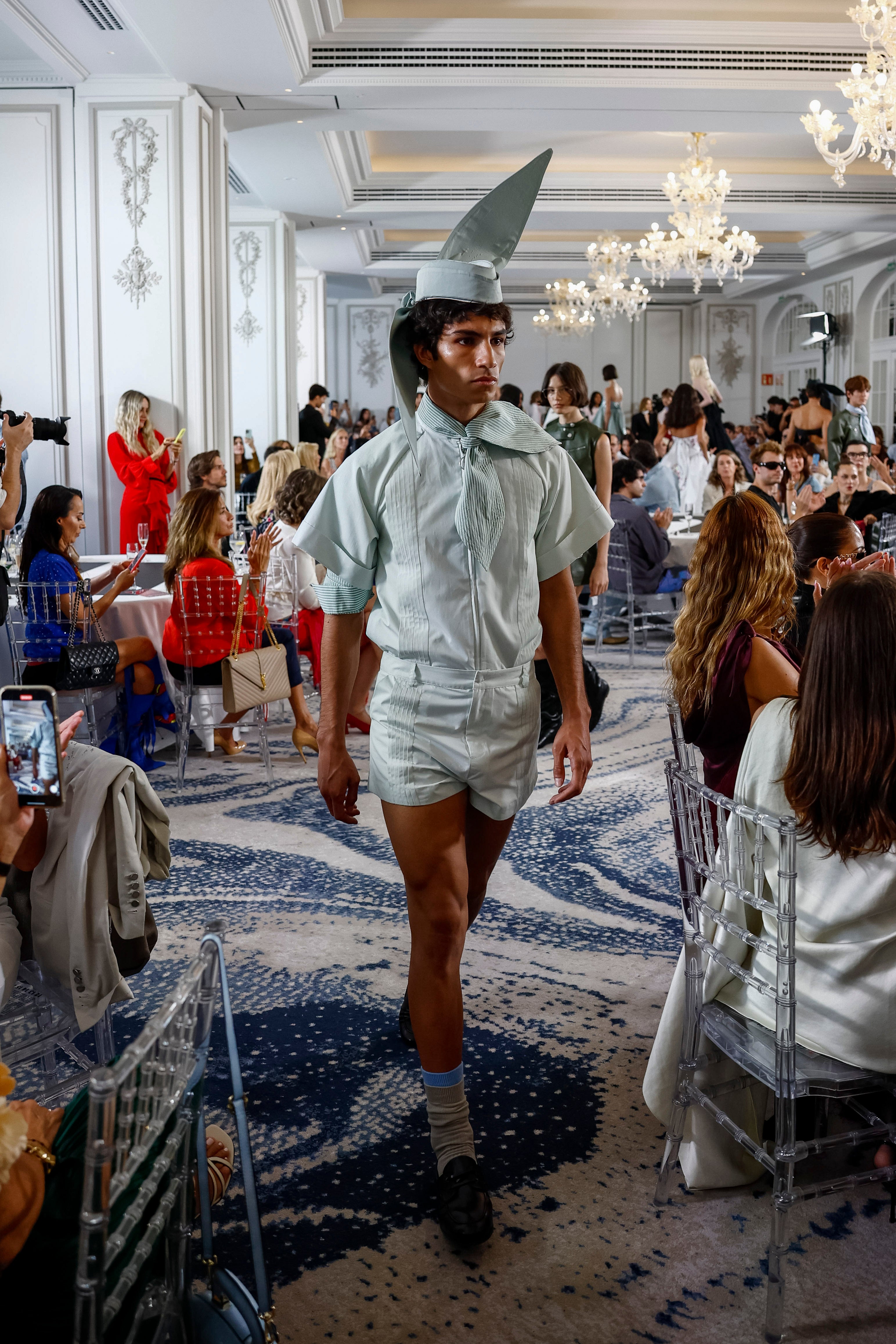 Las imágenes del deslumbrante desfile de Palomo Spain en la Fashion Week de Madrid