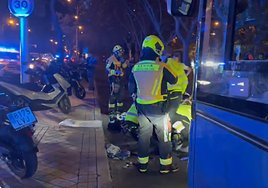 Herido grave un hombre tras ser atropellado por un autobús urbano en el Paseo de la Castellana