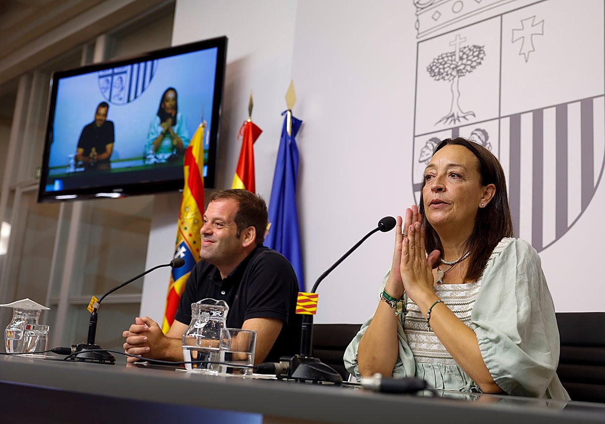 La consejera Carmen Susín, este jueves en rueda de prensa