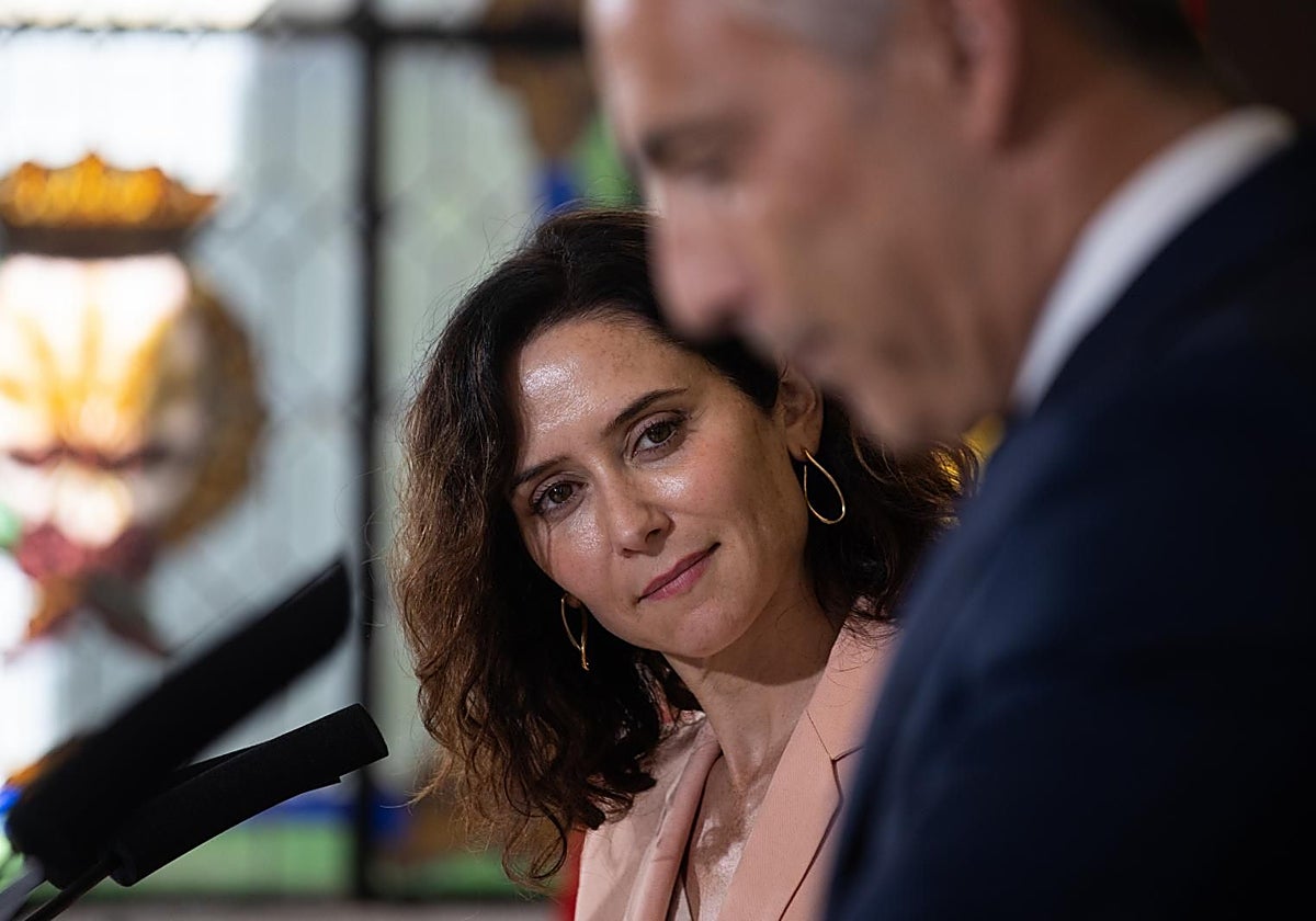 La presidenta de la Comunidad de Madrid, Isabel Díaz Ayuso