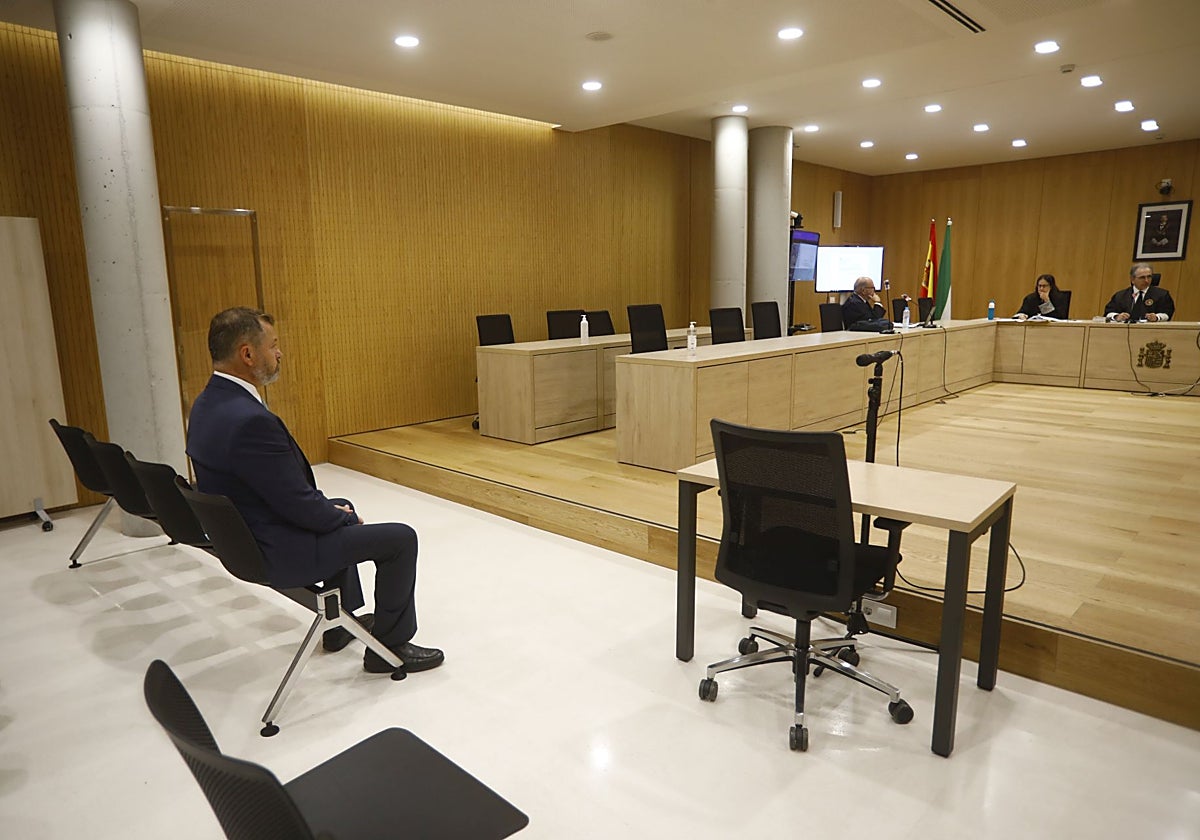 El exconcejal David Dorado en el juicio contra él por prevaricación en la Ciudad de la Justicia