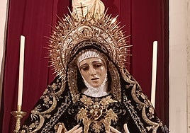 La Virgen de las Lágrimas de Córdoba estrena diadema y recupera estampa antigua para su rosario extraordinario