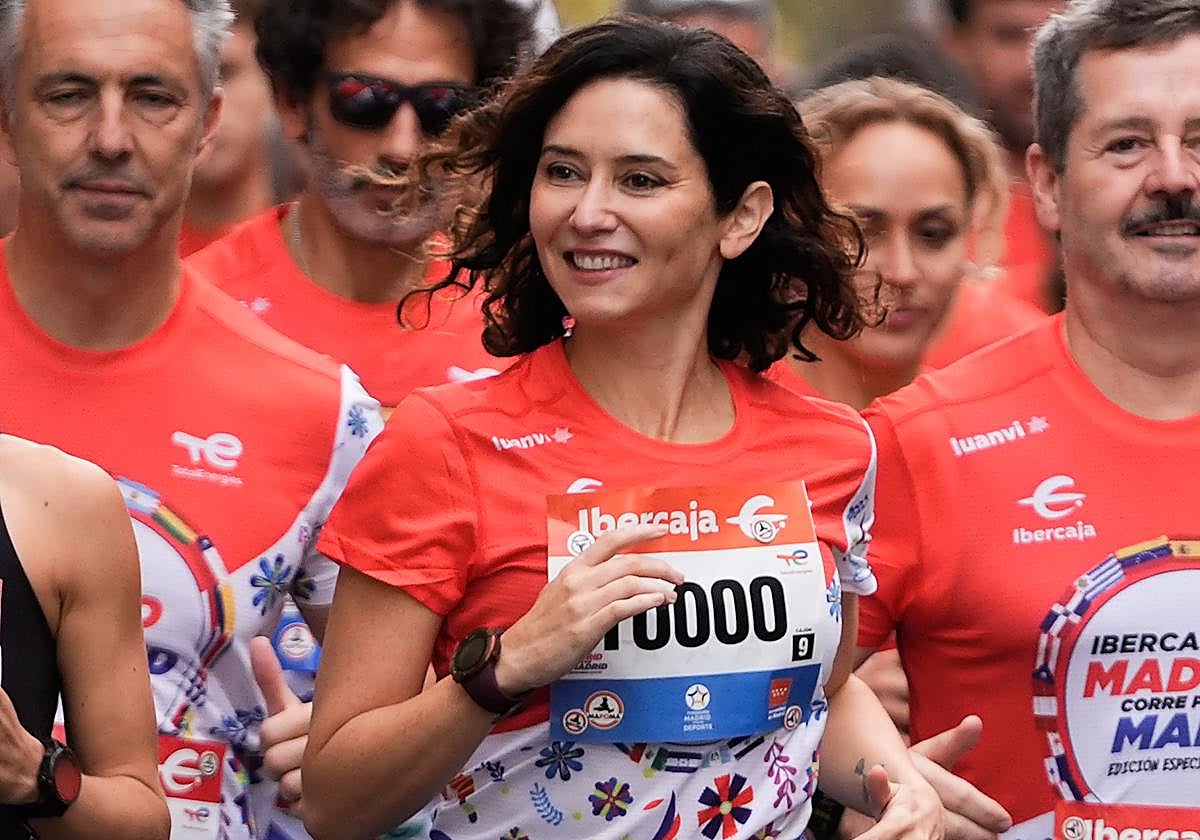 Ayuso peleará por unos Juegos Olímpicos en Madrid, pero cree que las manifestaciones de La Vuelta «han ayudado poco»