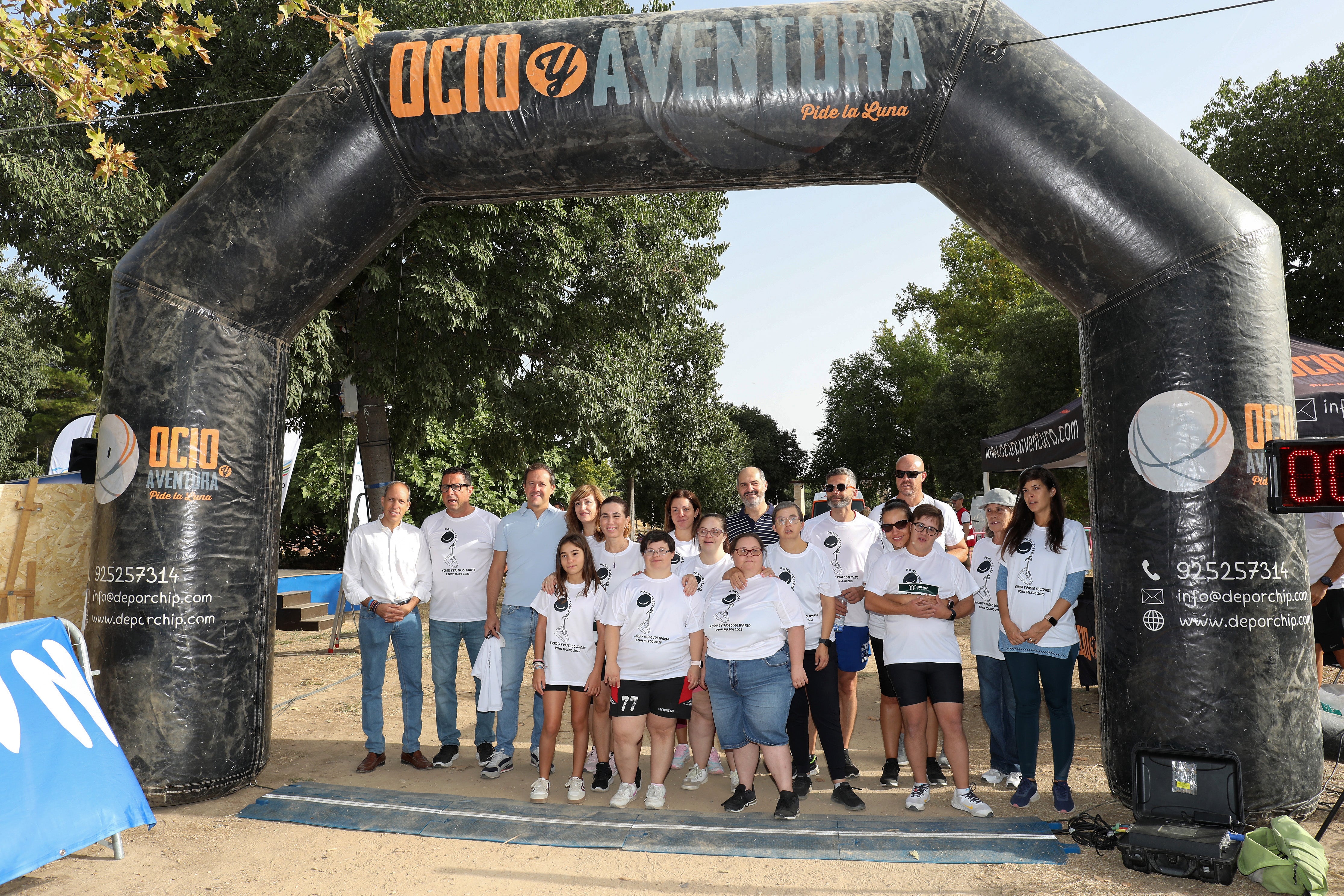 La ciudad se vuelca con la marcha y el cross solidarios de Down Toledo