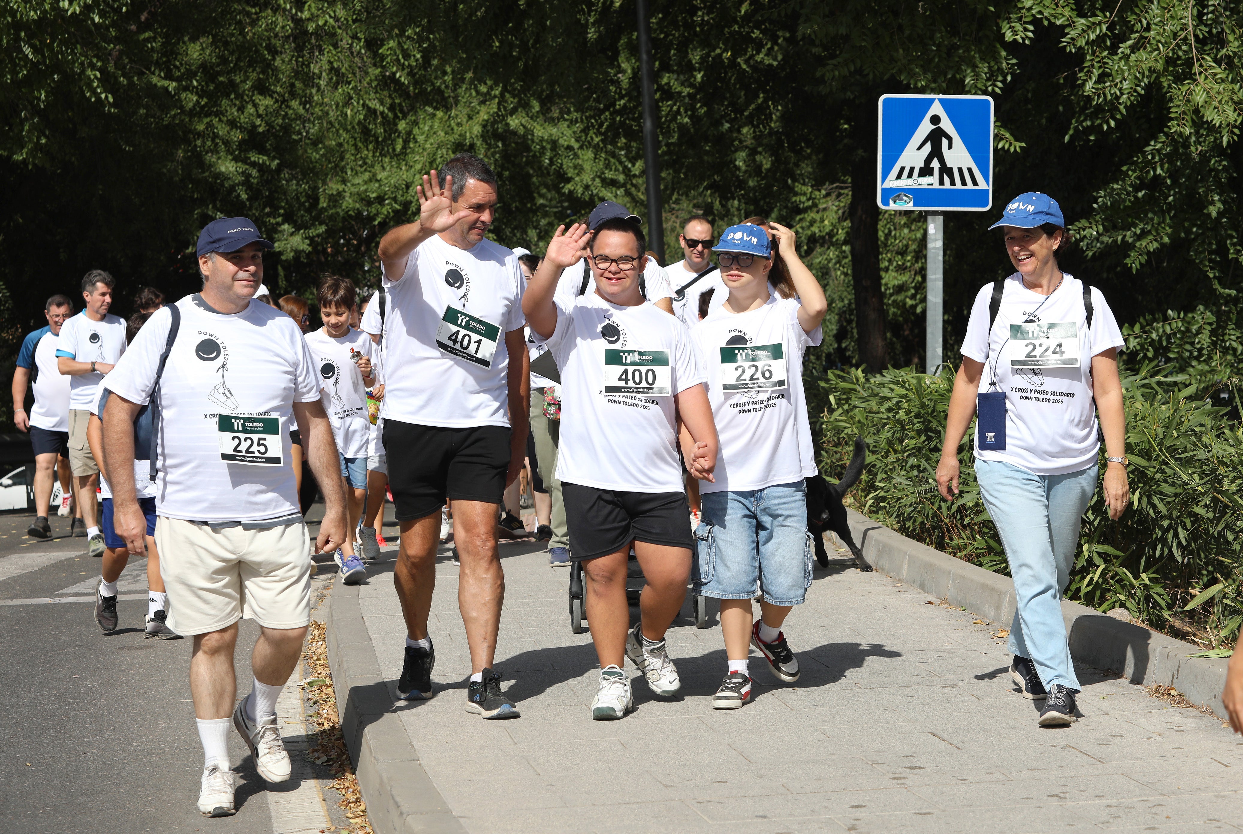 La ciudad se vuelca con la marcha y el cross solidarios de Down Toledo