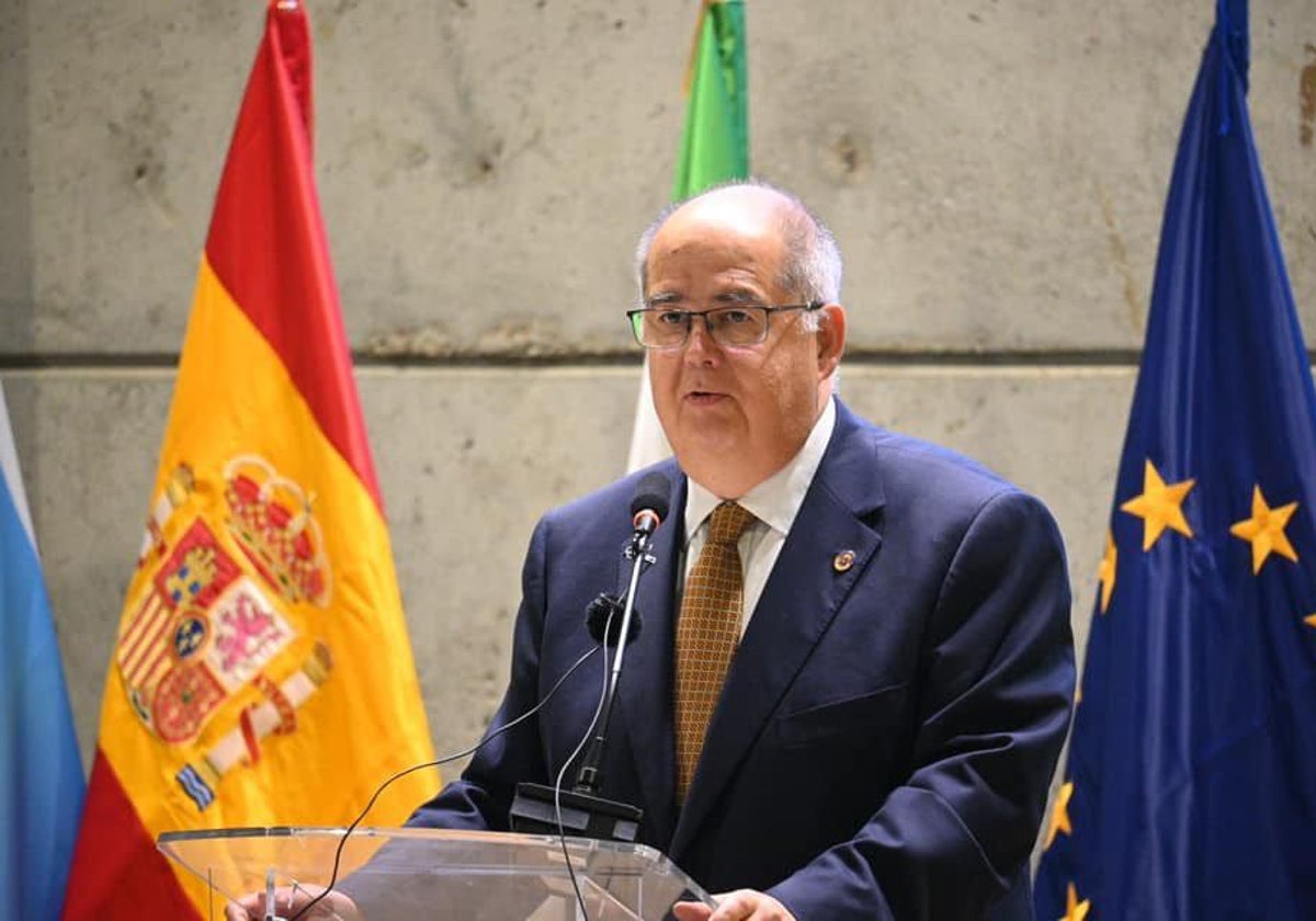 Fernández Calderón, durante la inauguración de la edición de 2024