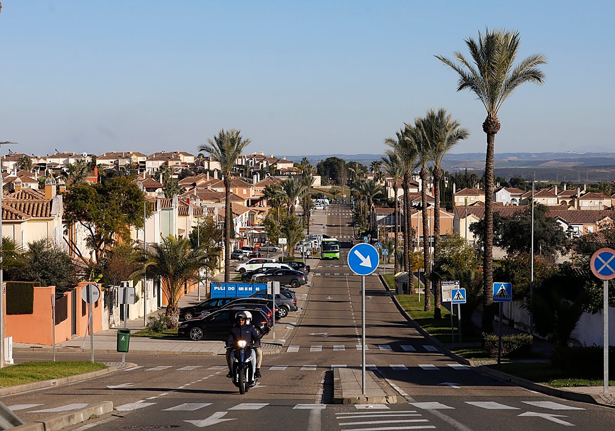 Vial interior de Paraíso Arenal, en la Carrera del Caballo