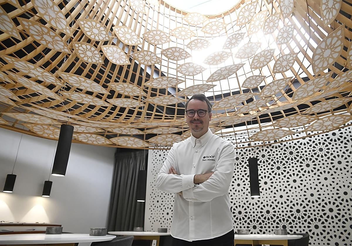 Paco Morales, en su restaurante Noor