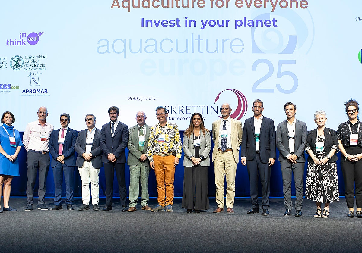 Imagen de la inauguración de Aquaculture en el Palacio de Congresos de Valencia
