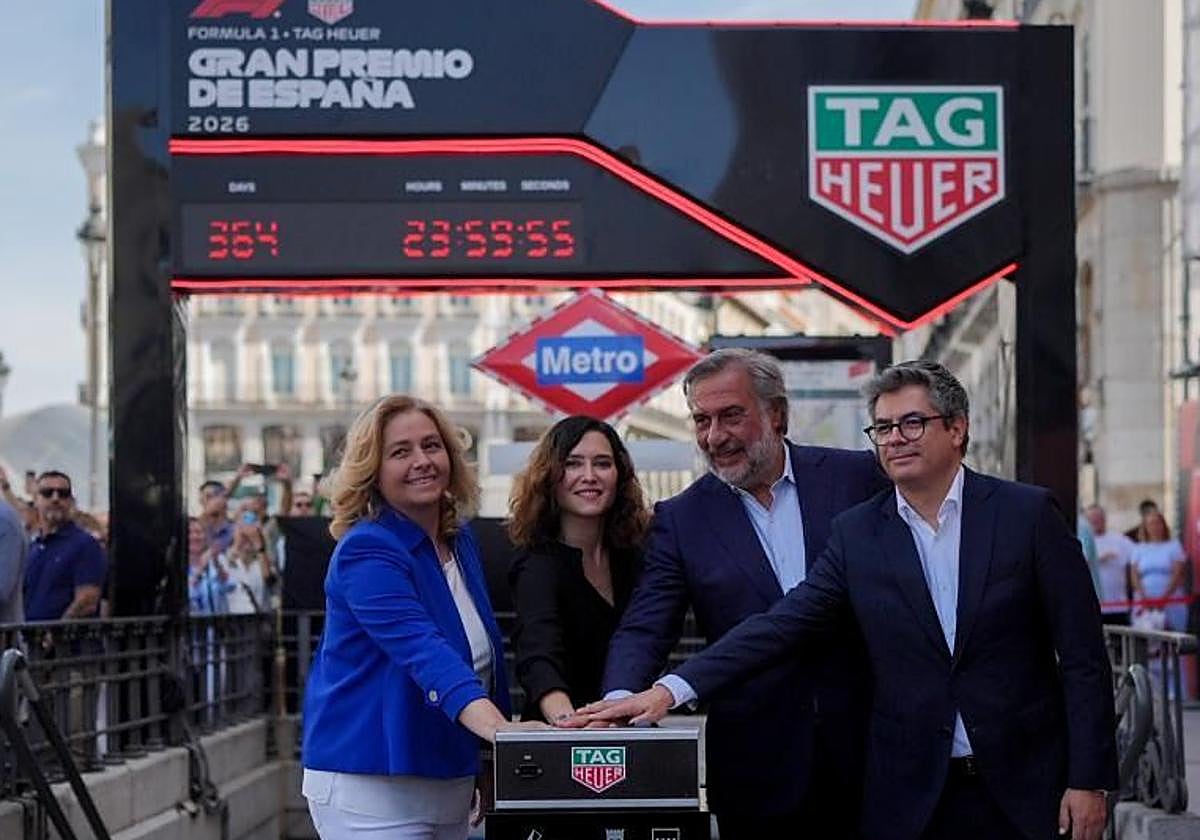 Isabel Díaz Ayuso inicia la cuenta atrás a la carrera en Madrid