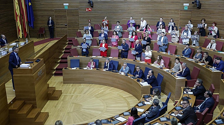 Debate parlamentario de Política General y del estado de la Comundad Valenciana