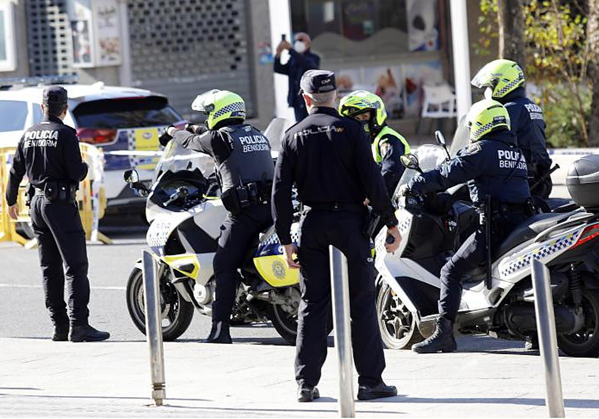 Agentes de la Policía Local de Benidorm