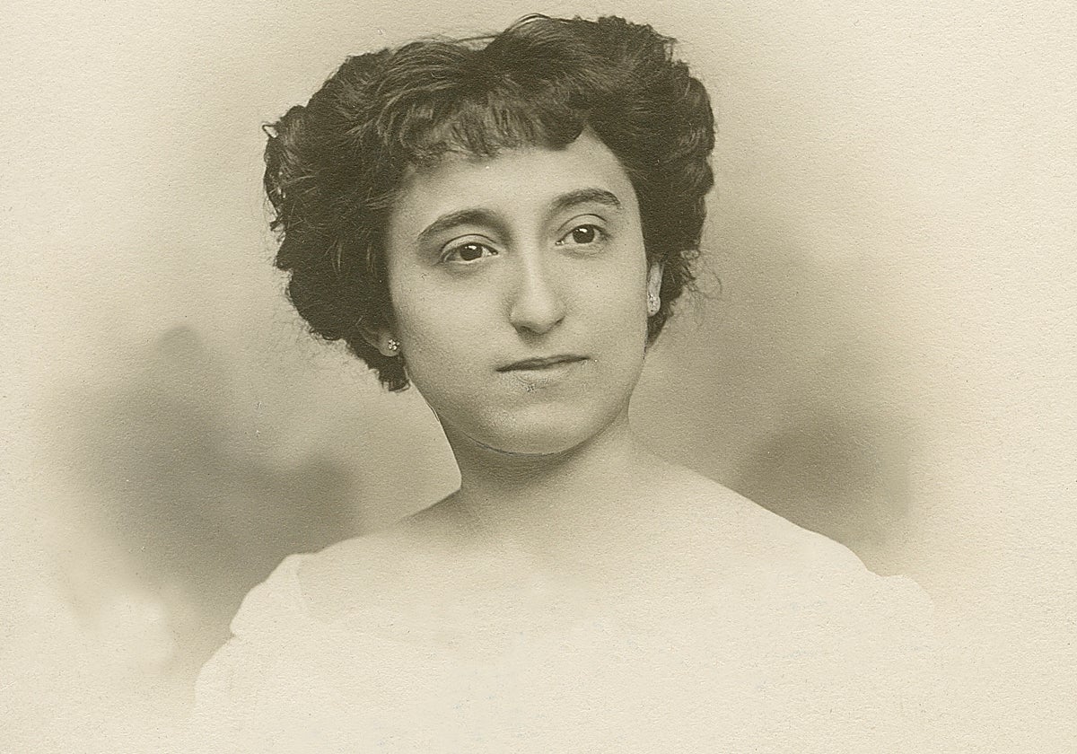 Retrato de María Rodrigo Bellido, en 1911