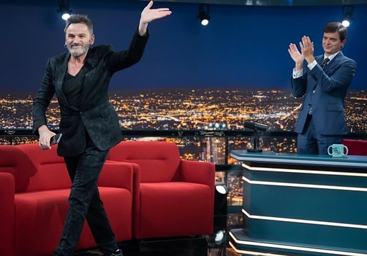 Fernando Tejero al terminar su entrevista en 'LateXou'