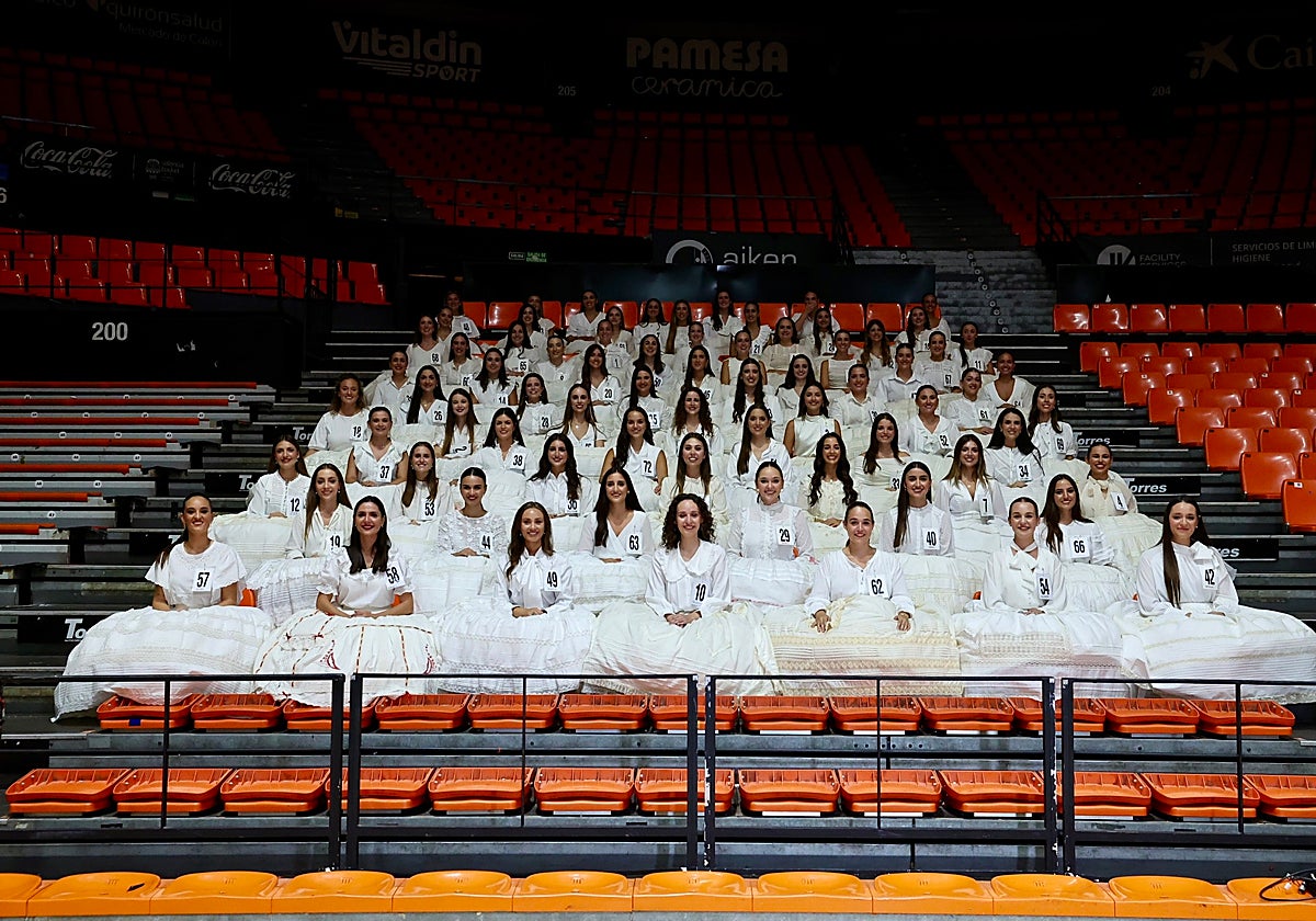 Imagen de las candidatas a Fallera Mayor de Valencia