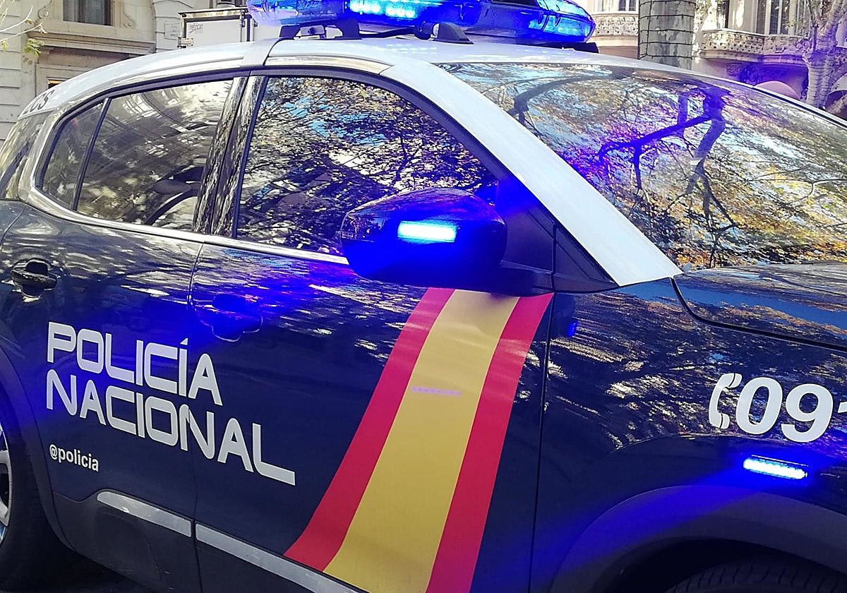 Un coche de la Policía Nacional