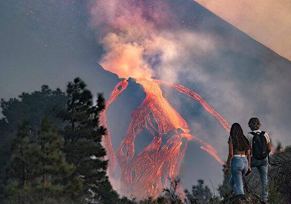 Erupción del volcán Tajogaite  en La Palma en 2021