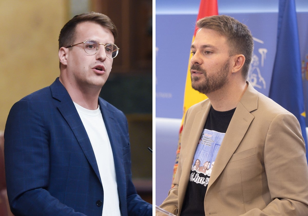 Jorge Pueyo y Alberto Ibañez, los diputados de Sumar que votaron 'no' a la cesión migratoria a Cataluña