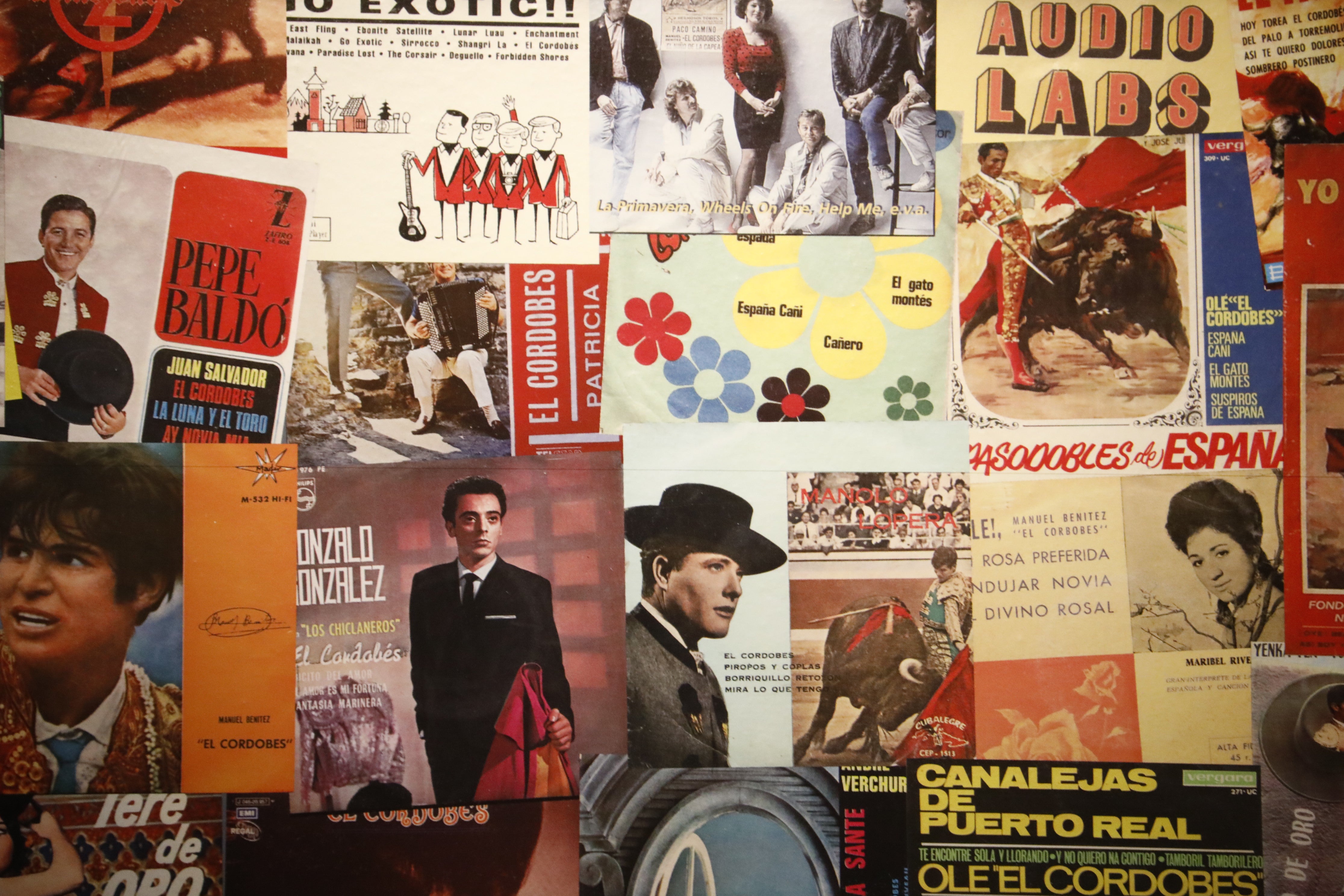 La singular exposición discográfica sobre El Cordobés, en imágenes