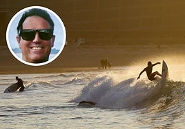 Luto en Santander por la muerte de un surfista a los 51 años: sus amigos se despedirán de él con un funeral hawaiano