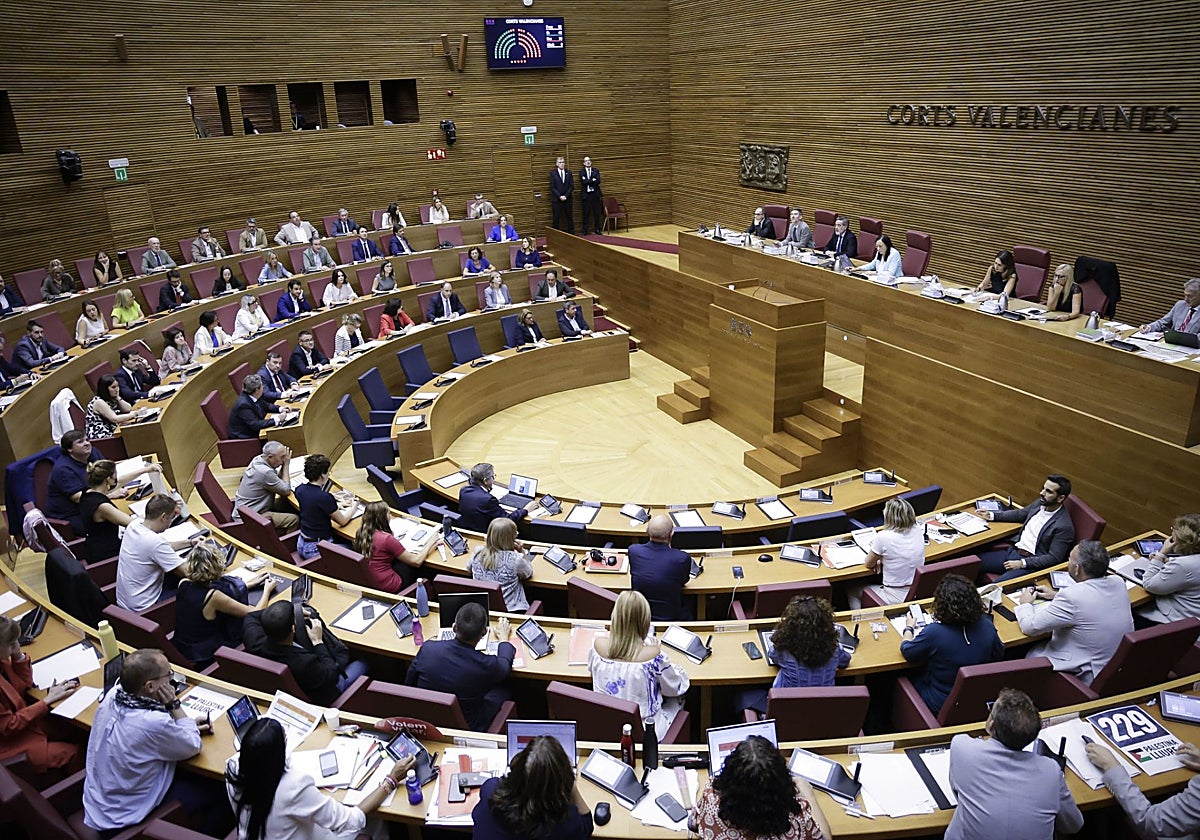 Imagen de la segunda jornada del Debate de Política General en las Cortes Valencianas