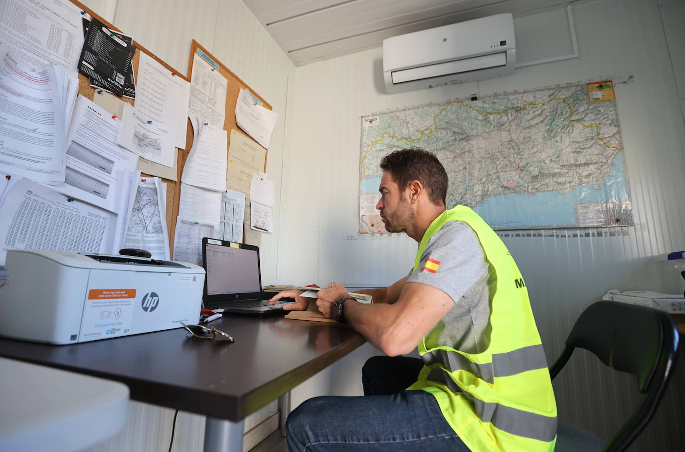 En imágenes, los efectivos del Infoca que sofocaron el incendio más devastador del verano en Córdoba