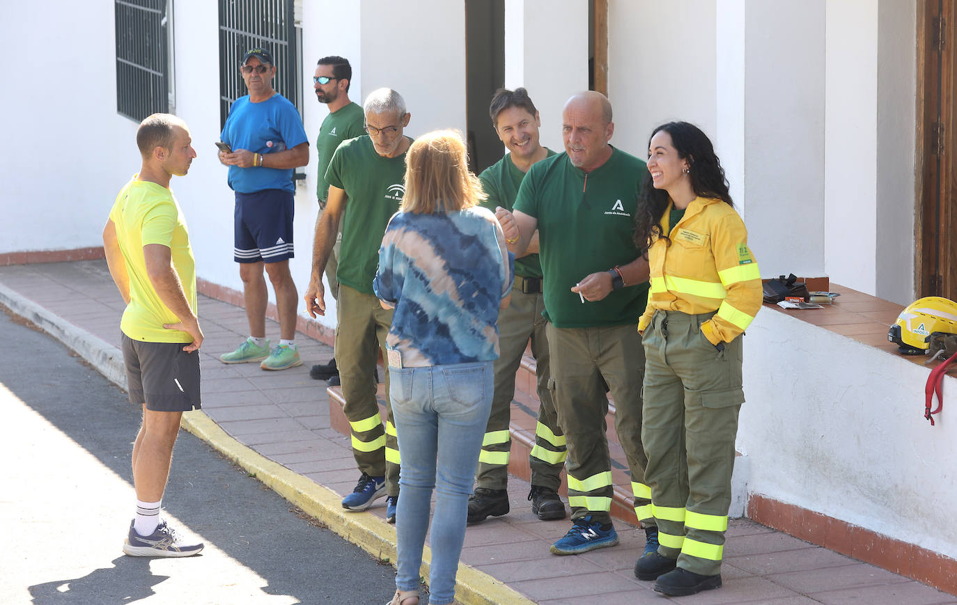 En imágenes, los efectivos del Infoca que sofocaron el incendio más devastador del verano en Córdoba
