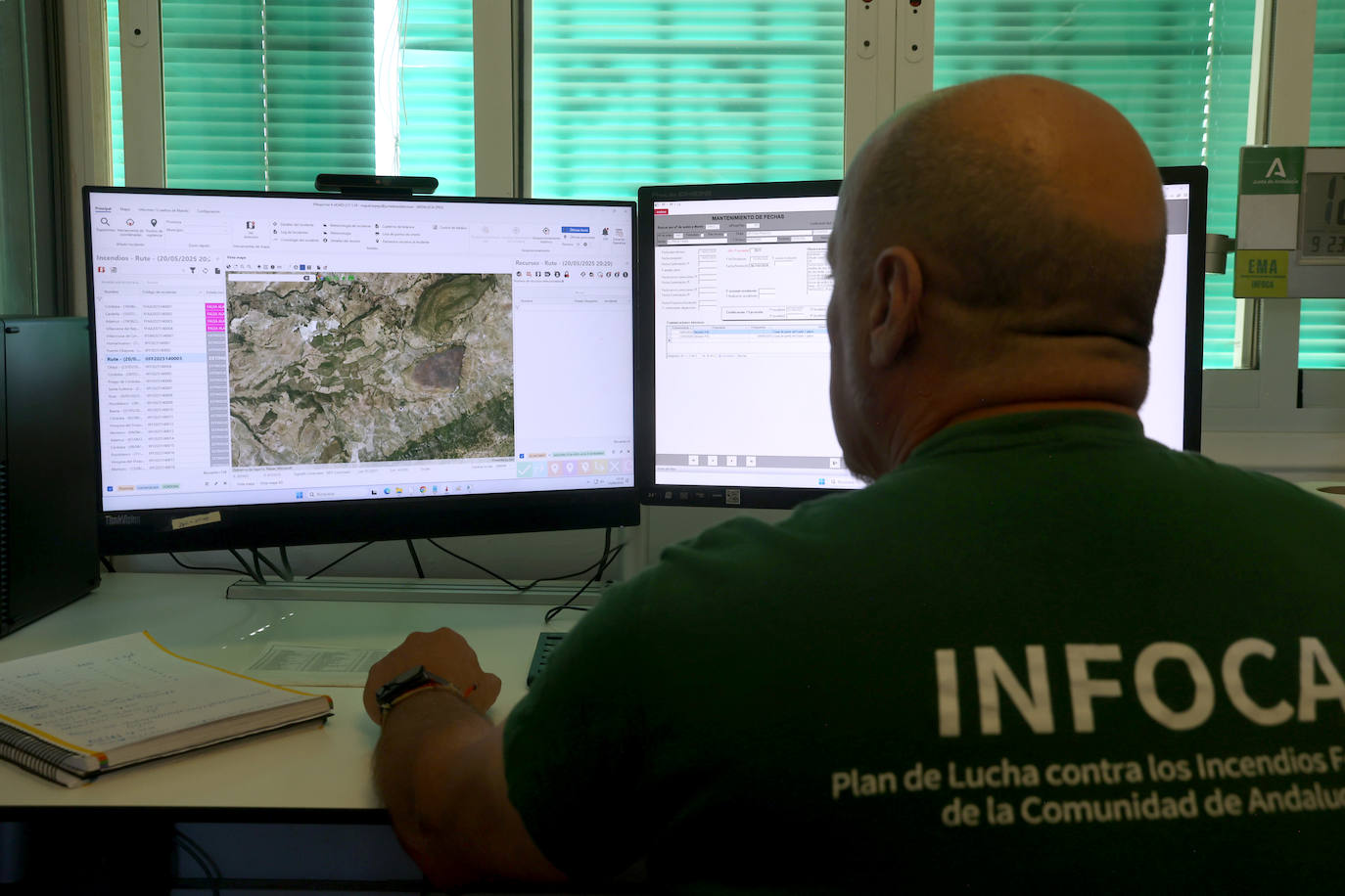 En imágenes, los efectivos del Infoca que sofocaron el incendio más devastador del verano en Córdoba