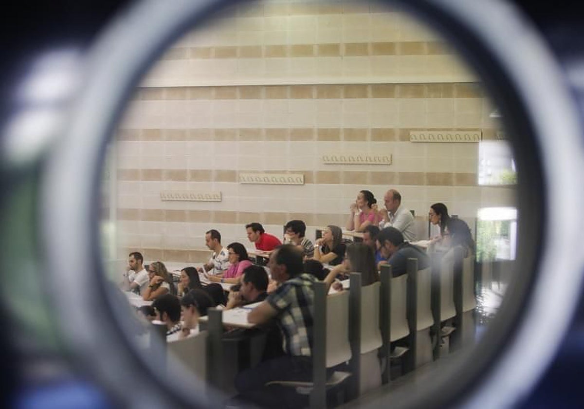 Oposiciones en el Campus de Rabanales en una imagen de archivo