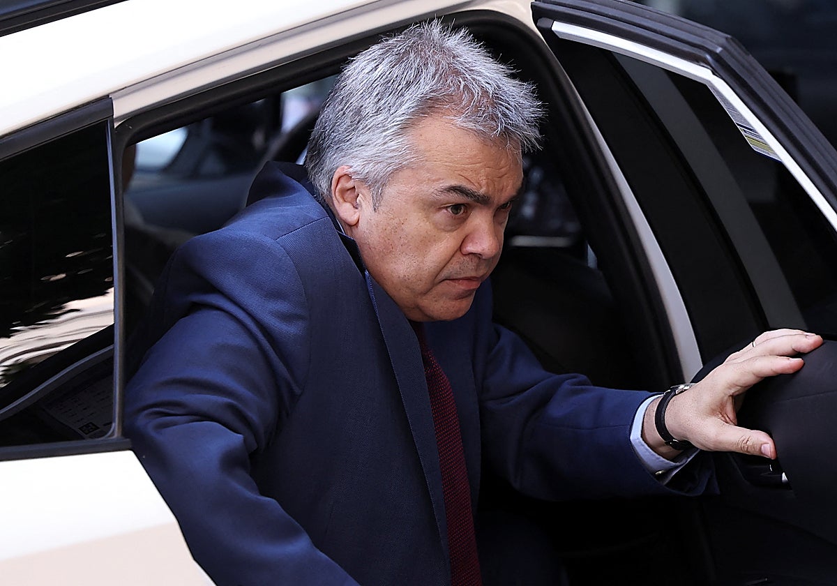 El ex secretario de Organización del PSOE, Santos Cerdán, en el Tribunal Supremo